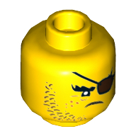 Lego hlava, žlutá (6194793)